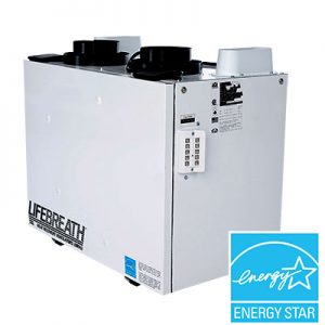 Le VRC ventilateur à récupération de chaleur de Lifebreath, le RNC5-ES est un excellent exemple de technologie moderne.